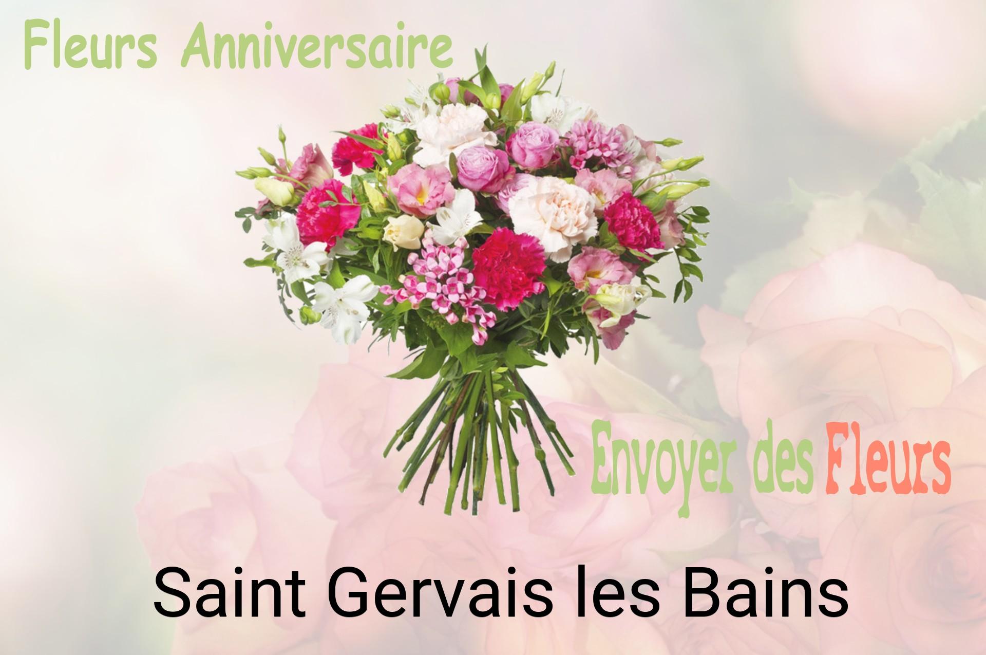 Bouquet de fleurs d’anniversaire livré à Saint-Gervais-les-Bains