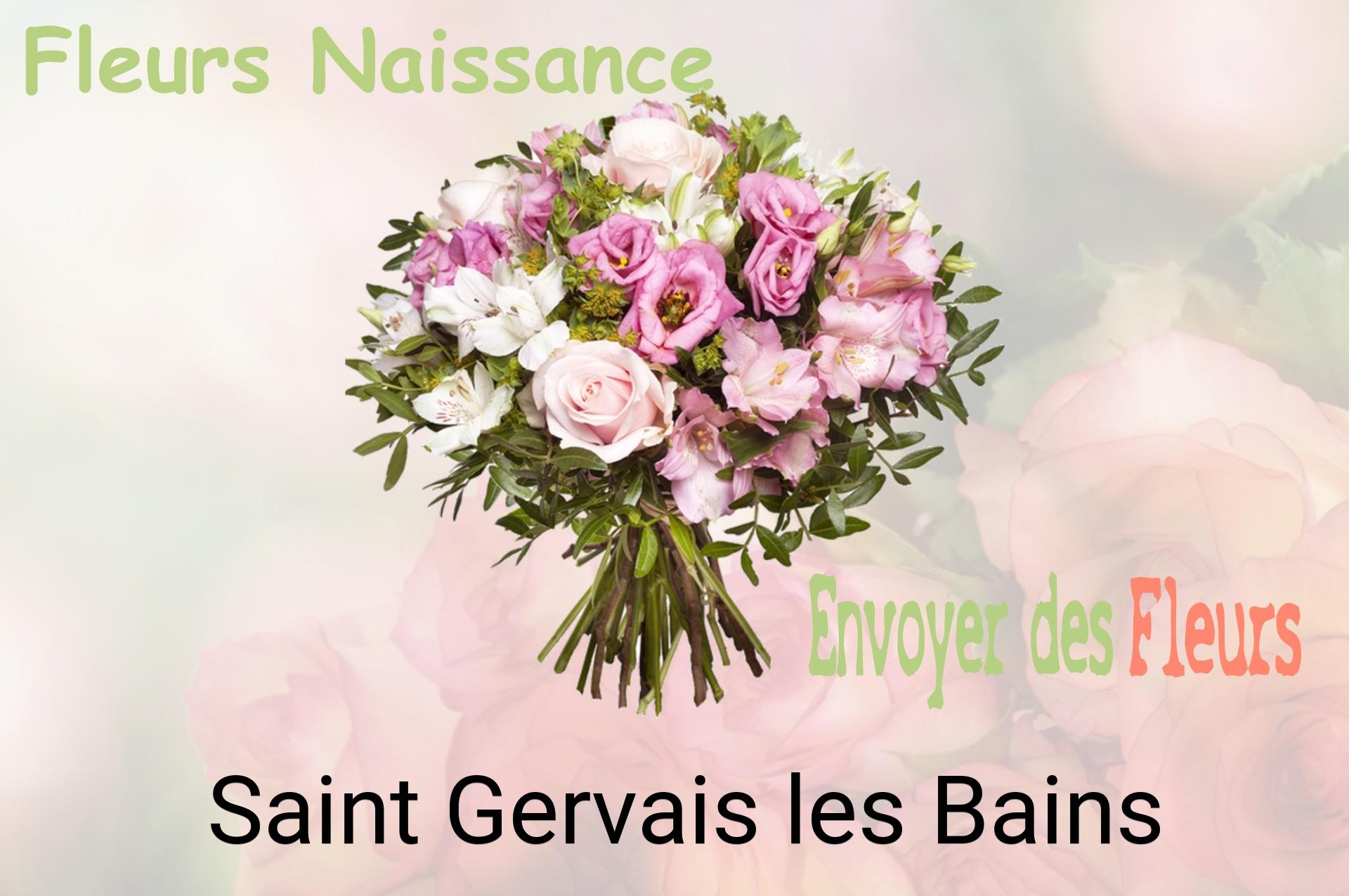 Bouquet de fleurs de naissance livré à Saint-Gervais-les-Bains